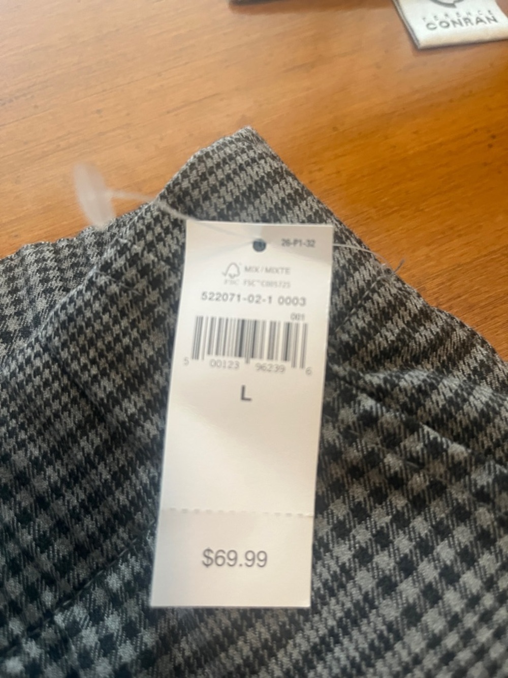 Gap Gray Houndstooth Women’s Pants NWT